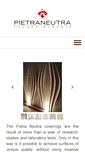 Mobile Screenshot of pietraneutra.com